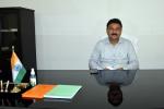 Sjt Ranjeet Kumar Dass, Honble Minister,P&RD, at his chamber at SIPRD HQ