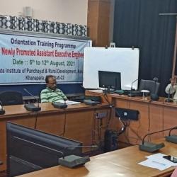 Orientation training programme for newly promoted Assistant Executive Engineers 