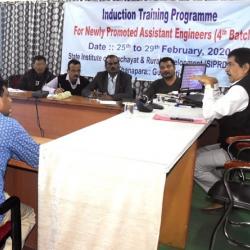 Induction Training Programme for newly promoted Assistant  Engineers ( 4th Batch) at SIPRD, HQ.