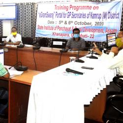 Training progamme on "eGramSwaraj" portal for GP Secretaries at SIPRD.