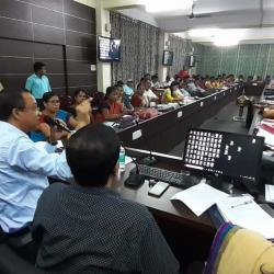 Daylong workshop on GIS based Integrated Natural Resource Management under MGNREGA at SIPRD, HQ. 