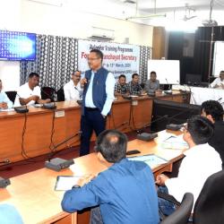 "Refresher Training Programme for GP Secretaries" at SIPRD, HQ.