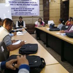 Three days training programme for the Assistant Block Development Officers ( Karbi Anglong and Dima Hasao dist) at Kahikuchi,SIP