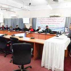 Induction training programme for Extension officers (P), Gram Sevak and Sevikas and Junior Assistants.