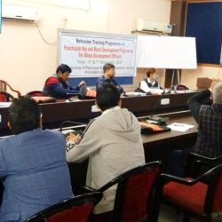 Refresher Training Programme on Panchayati Raj and Rural development programme for block development officers