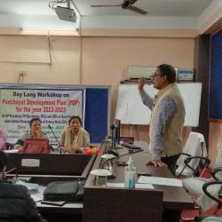 A day long workshop on Panchayat Development Plan for the year 2022-2023